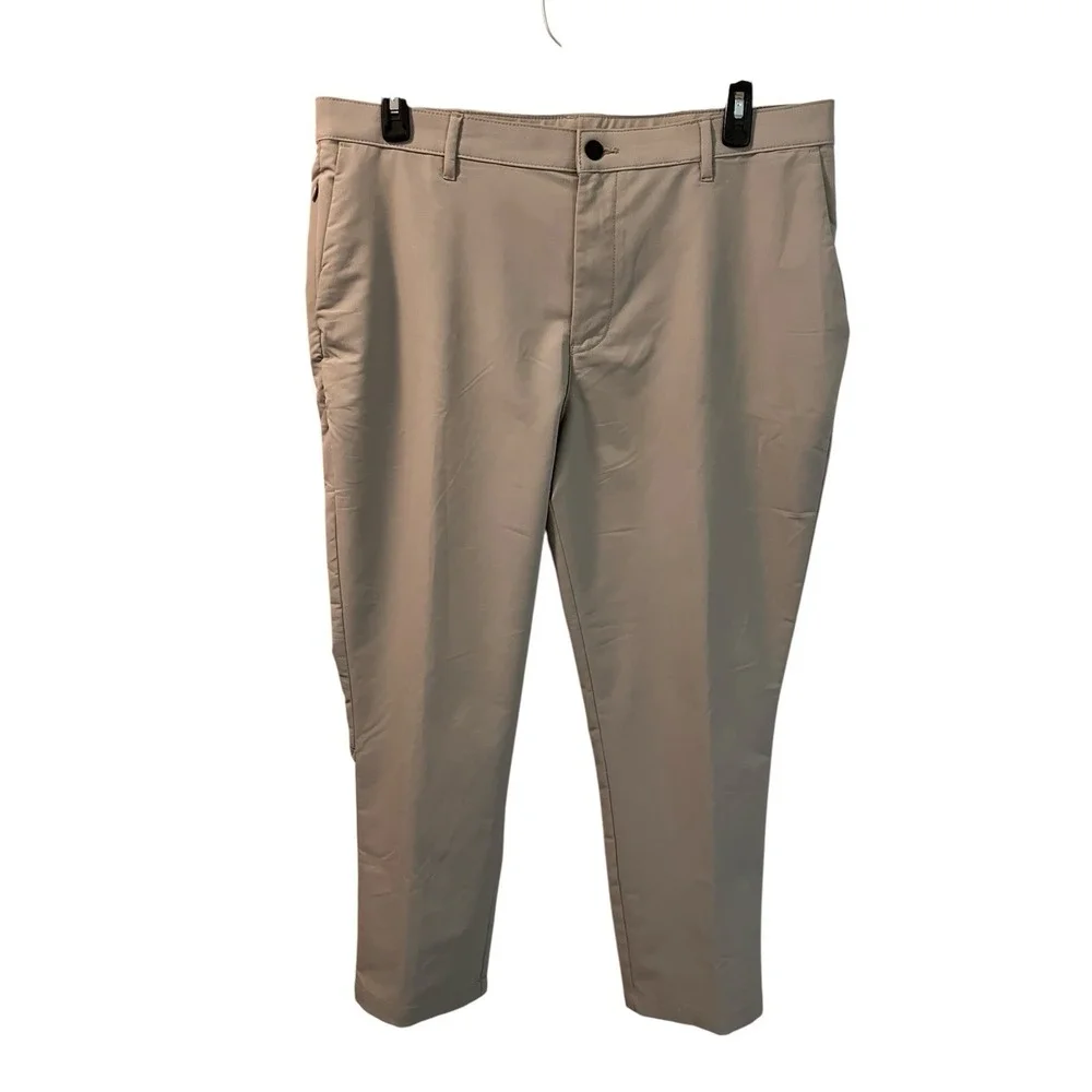 Banana Republic Pants Mens 40 X 28 Straight Tan Beige Performance Stretch Tech